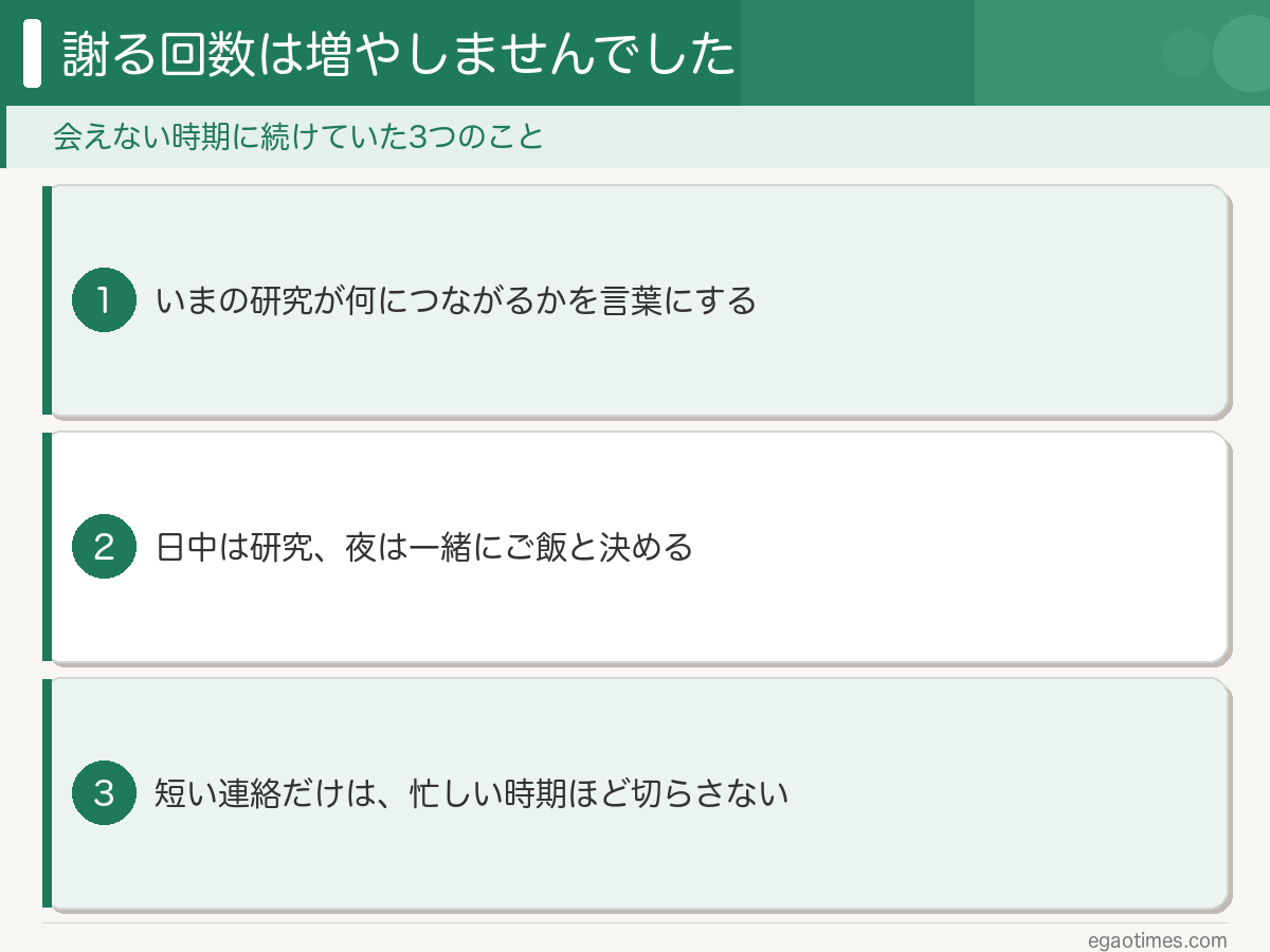 研究と恋愛を両立するために院生側がやっていた3つのこと